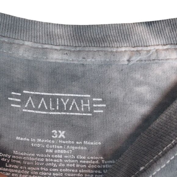 Aaliyah Rap Tee T Shirt Adult Pink White 3XL Tie Dye RnB R&B Artist Graphic - Picture 7 of 7